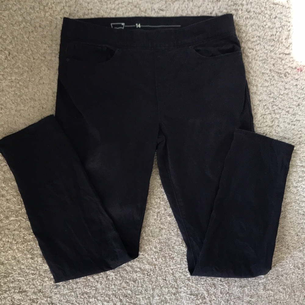 Levi’s Size 14 Stretch Waist Black Jean